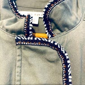 Cropped Army Style Jacket